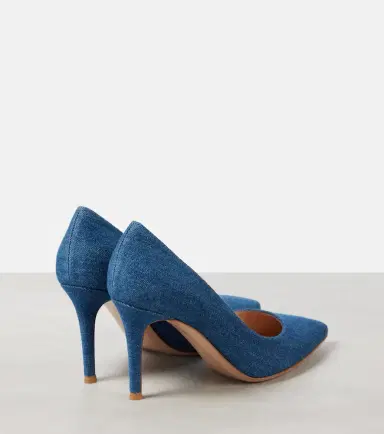 Gianvito Rossi Gianvito 85 denim pumps | Thumbnail 2 Gianvito Rossi Gianvito 85 denim pumps | Thumbnail 2
