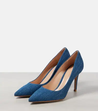 Gianvito Rossi Gianvito 85 denim pumps | Thumbnail 3 Gianvito Rossi Gianvito 85 denim pumps | Thumbnail 3