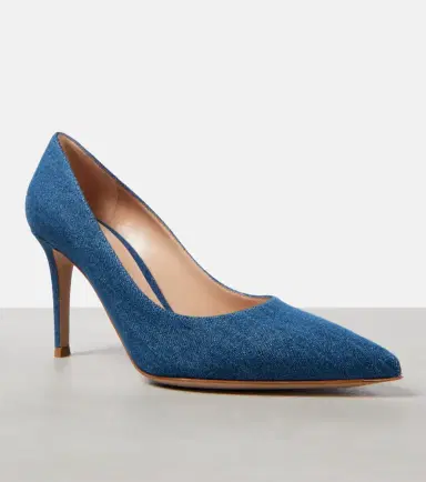 Gianvito Rossi Gianvito 85 denim pumps | Thumbnail 4 Gianvito Rossi Gianvito 85 denim pumps | Thumbnail 4