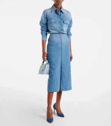 Gianvito Rossi Gianvito 85 denim pumps | Thumbnail 5 Gianvito Rossi Gianvito 85 denim pumps | Thumbnail 5