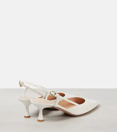 Gianvito Rossi Bridal Ascent 55 leather slingback pumps | Thumbnail 3 Gianvito Rossi Bridal Ascent 55 leather slingback pumps | Thumbnail 3