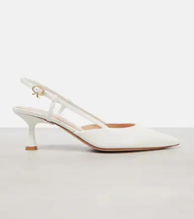Gianvito Rossi Bridal Ascent 55 leather slingback pumps | Thumbnail 4 Gianvito Rossi Bridal Ascent 55 leather slingback pumps | Thumbnail 4