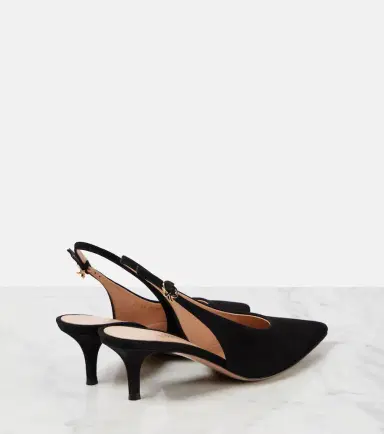 Gianvito Rossi Robbie 55 suede slingback pumps | Thumbnail 3 Gianvito Rossi Robbie 55 suede slingback pumps | Thumbnail 3