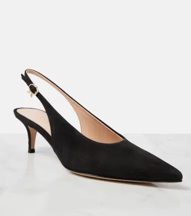 Gianvito Rossi Robbie 55 suede slingback pumps | Thumbnail 4 Gianvito Rossi Robbie 55 suede slingback pumps | Thumbnail 4