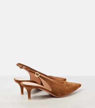 Gianvito Rossi Robbie 55 suede slingback pumps | Thumbnail 4 Gianvito Rossi Robbie 55 suede slingback pumps | Thumbnail 4