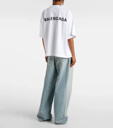 Balenciaga Printed cotton jersey T-shirt | Thumbnail 3 Balenciaga Printed cotton jersey T-shirt | Thumbnail 3