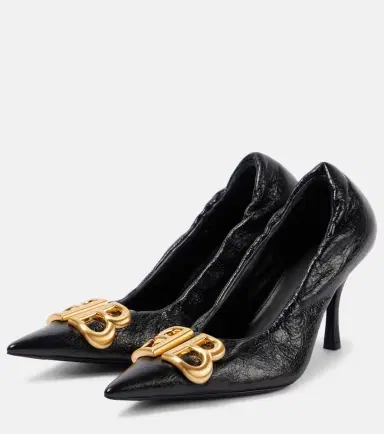 Balenciaga Monaco 90 leather pumps | Thumbnail 2 Balenciaga Monaco 90 leather pumps | Thumbnail 2
