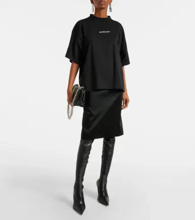 Balenciaga Printed cotton jersey T-shirt | Thumbnail 3 Balenciaga Printed cotton jersey T-shirt | Thumbnail 3