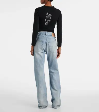 Balenciaga Low-rise faded straight jeans | Thumbnail 5 Balenciaga Low-rise faded straight jeans | Thumbnail 5