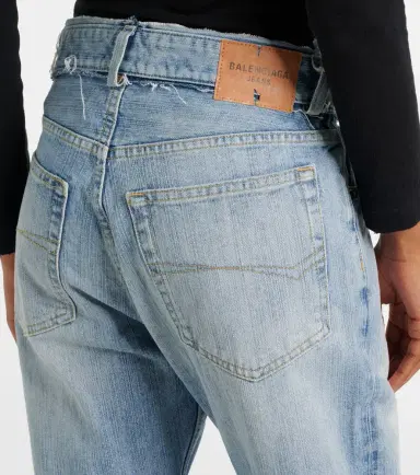 Balenciaga Low-rise faded straight jeans | Thumbnail 6 Balenciaga Low-rise faded straight jeans | Thumbnail 6
