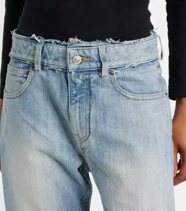 Balenciaga Low-rise faded straight jeans | Thumbnail 7 Balenciaga Low-rise faded straight jeans | Thumbnail 7