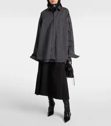 Balenciaga Flatground striped cotton shirt | Thumbnail 2 Balenciaga Flatground striped cotton shirt | Thumbnail 2