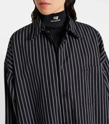 Balenciaga Flatground striped cotton shirt | Thumbnail 4 Balenciaga Flatground striped cotton shirt | Thumbnail 4