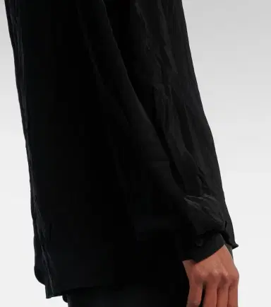 Balenciaga Tie-neck crêpe blouse | Thumbnail 5 Balenciaga Tie-neck crêpe blouse | Thumbnail 5
