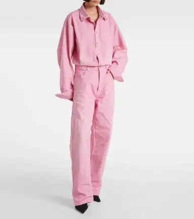 Balenciaga High-rise wide-leg jeans | Thumbnail 3 Balenciaga High-rise wide-leg jeans | Thumbnail 3