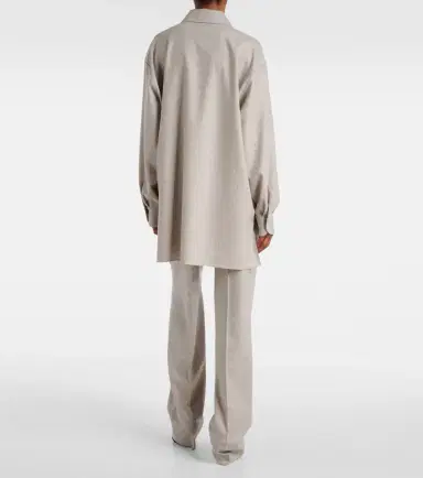 The Row Komako wool and cashmere shirt | Thumbnail 2 The Row Komako wool and cashmere shirt | Thumbnail 2