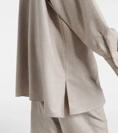 The Row Komako wool and cashmere shirt | Thumbnail 5 The Row Komako wool and cashmere shirt | Thumbnail 5