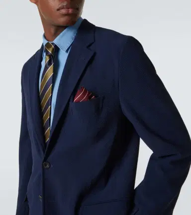 Rubinacci Striped single-breasted wool blazer | Thumbnail 6 Rubinacci Striped single-breasted wool blazer | Thumbnail 6