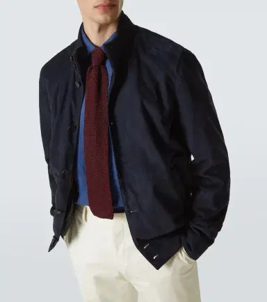 Rubinacci Suede bomber jacket | Thumbnail 3 Rubinacci Suede bomber jacket | Thumbnail 3