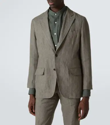 Rubinacci Linen blazer | Thumbnail 5 Rubinacci Linen blazer | Thumbnail 5