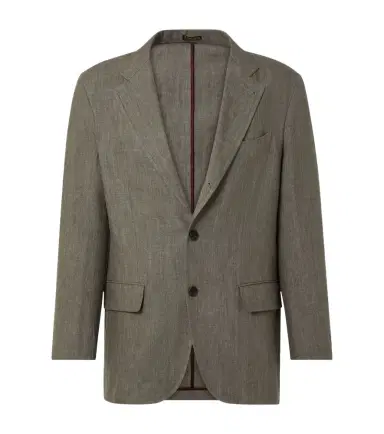 Rubinacci Linen blazer | Thumbnail 1 Rubinacci Linen blazer | Thumbnail 1