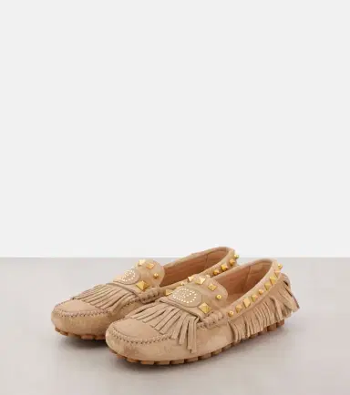 Valentino Garavani Plaster Caster VLogo suede driving shoes | Thumbnail 2 Valentino Garavani Plaster Caster VLogo suede driving shoes | Thumbnail 2
