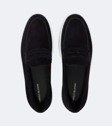 Manolo Blahnik Ellis suede penny loafers | Thumbnail 5 Manolo Blahnik Ellis suede penny loafers | Thumbnail 5