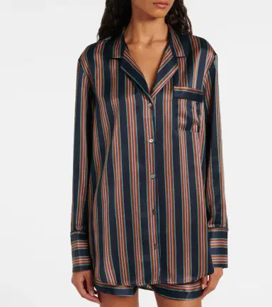 ASCENO Paris silk charmeuse shirt | Thumbnail 5 ASCENO Paris silk charmeuse shirt | Thumbnail 5