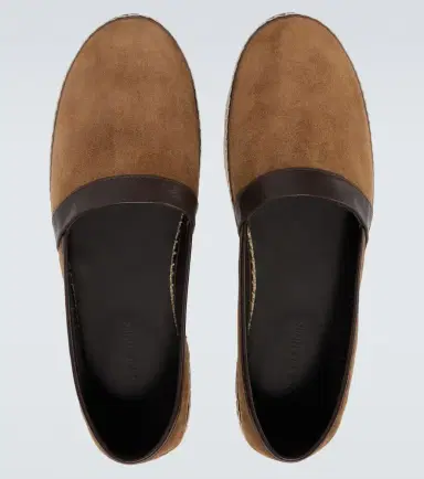 Manolo Blahnik Nerano leather-trimmed suede espadrilles | Thumbnail 4 Manolo Blahnik Nerano leather-trimmed suede espadrilles | Thumbnail 4