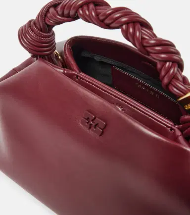 Ganni Bou Small leather top-handle bag | Thumbnail 3 Ganni Bou Small leather top-handle bag | Thumbnail 3