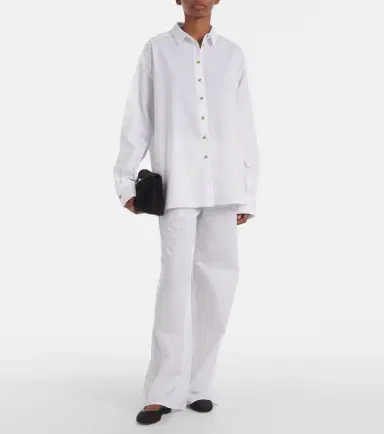 ASCENO Austin cotton straight pants | Thumbnail 4 ASCENO Austin cotton straight pants | Thumbnail 4