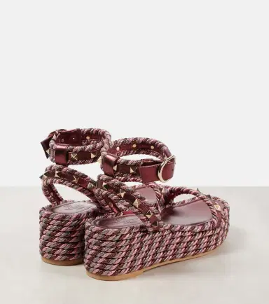 Valentino Garavani Rockstud Torchon espadrille sandals | Thumbnail 5 Valentino Garavani Rockstud Torchon espadrille sandals | Thumbnail 5