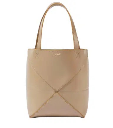 Loewe Puzzle Fold Mini leather tote bag | Thumbnail 1 Loewe Puzzle Fold Mini leather tote bag | Thumbnail 1