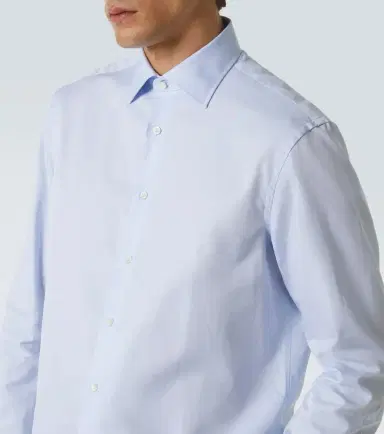 Canali Cotton poplin shirt | Thumbnail 4 Canali Cotton poplin shirt | Thumbnail 4