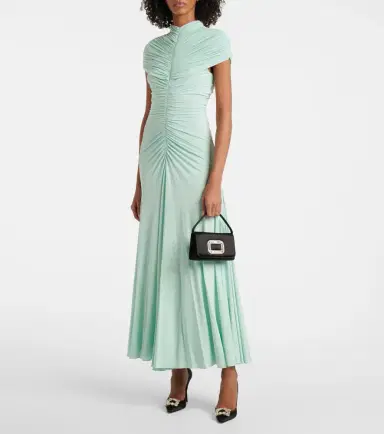 Roger Vivier Pilgrim Micro embellished satin shoulder bag | Thumbnail 4 Roger Vivier Pilgrim Micro embellished satin shoulder bag | Thumbnail 4