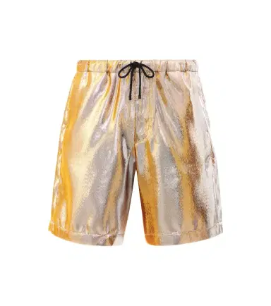 Dries Van Noten Metallic shorts | Thumbnail 1 Dries Van Noten Metallic shorts | Thumbnail 1