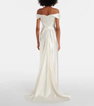 Vivienne Westwood Bridal Mabel silk satin bustier gown | Thumbnail 5 Vivienne Westwood Bridal Mabel silk satin bustier gown | Thumbnail 5