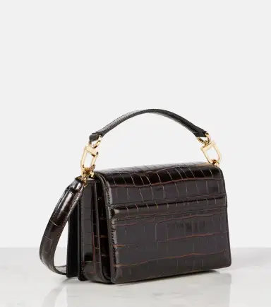 Toteme T-Flap Mini croc-effect tote bag | Thumbnail 2 Toteme T-Flap Mini croc-effect tote bag | Thumbnail 2