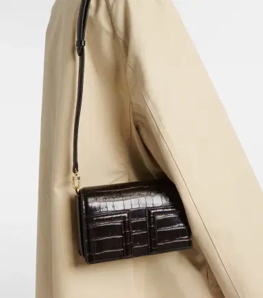 Toteme T-Flap Mini croc-effect tote bag | Thumbnail 5 Toteme T-Flap Mini croc-effect tote bag | Thumbnail 5