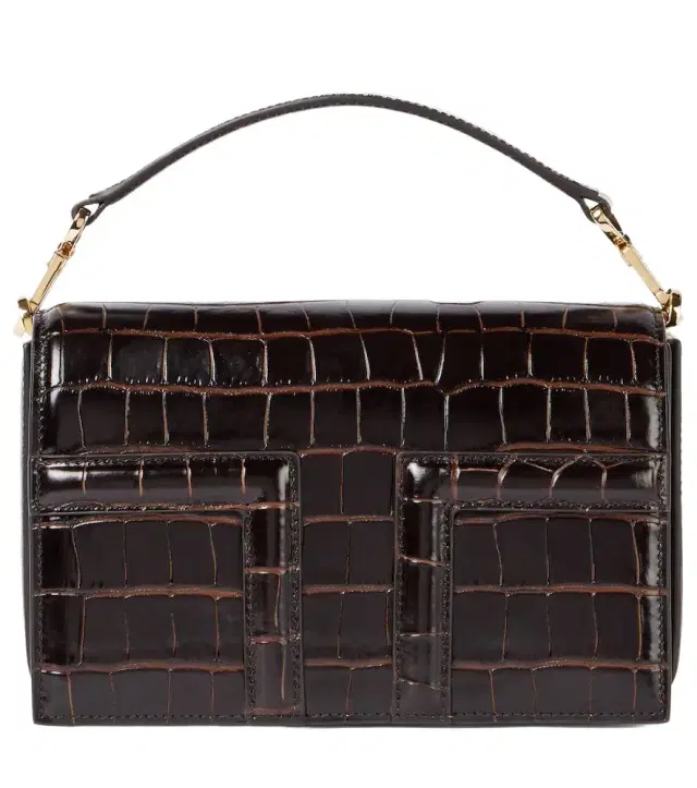 T-Flap Mini croc-effect tote bag T-Flap Mini croc-effect tote bag