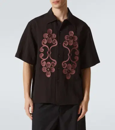 Commas Reflection embroidered shirt | Thumbnail 2 Commas Reflection embroidered shirt | Thumbnail 2