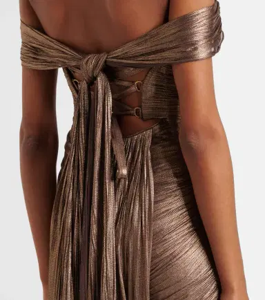 Maria Lucia Hohan Tia draped off-shoulder corset gown | Thumbnail 4 Maria Lucia Hohan Tia draped off-shoulder corset gown | Thumbnail 4