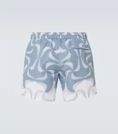 Commas Mantra printed swim trunks | Thumbnail 2 Commas Mantra printed swim trunks | Thumbnail 2
