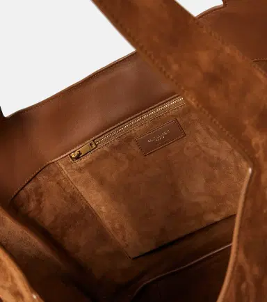 Saint Laurent Le 5 à 7 Bea suede tote bag | Thumbnail 4 Saint Laurent Le 5 à 7 Bea suede tote bag | Thumbnail 4