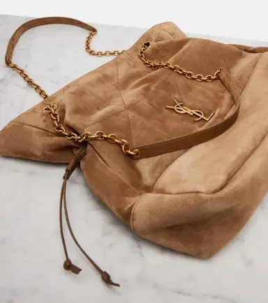 Saint Laurent Jamie Shopping Medium suede tote bag | Thumbnail 4 Saint Laurent Jamie Shopping Medium suede tote bag | Thumbnail 4