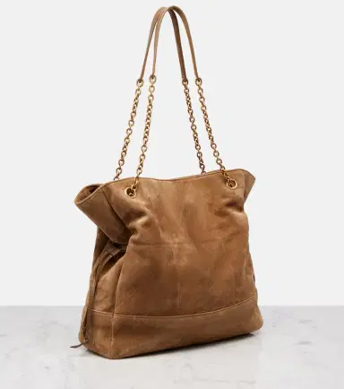 Saint Laurent Jamie Shopping Medium suede tote bag | Thumbnail 6 Saint Laurent Jamie Shopping Medium suede tote bag | Thumbnail 6