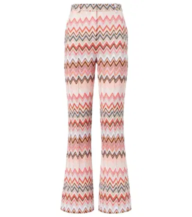 Missoni Zigzag cotton-blend straight pants | Thumbnail 1 Missoni Zigzag cotton-blend straight pants | Thumbnail 1