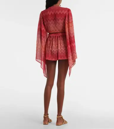 Missoni Zigzag printed silk shorts | Thumbnail 3 Missoni Zigzag printed silk shorts | Thumbnail 3