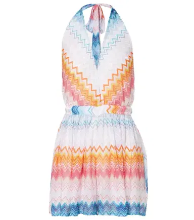 Missoni Zigzag halterneck romper | Thumbnail 1 Missoni Zigzag halterneck romper | Thumbnail 1