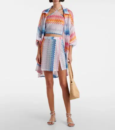 Missoni Zigzag halterneck crop top | Thumbnail 3 Missoni Zigzag halterneck crop top | Thumbnail 3